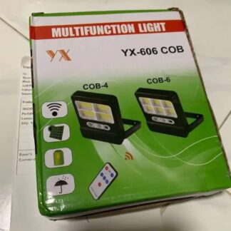 Multifunction 360 Degree Rotatable Remote Control LED Solar Light Wall Lamp with Built-in Solar Rechargeable Battery, with Human Induction, Intelligent Lighting Control, Waterproof – Model: YX-606