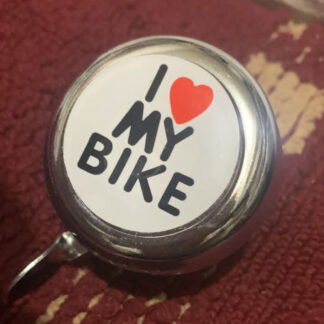 I Love My Bike Bicycle Handle Bar Bell