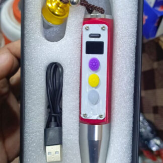 Portable Small Jade Jewelry Gemstone Currency Notes Identification Led Flashlight | Gemstone Detector Torch with Display (Random color)