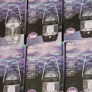 Rechargeable 2-in-1 Outdoor Camping Lamp & Disco/Fancy Light Stage Light with USB Cable (Random color)