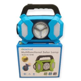 20W Hello Cloud Multi-Functional Portable Solar LED Flash Light