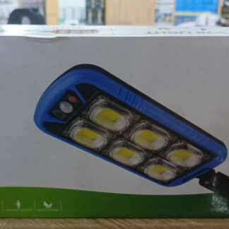 Solar Street COB Light With Sensor ZB-150B | Motion Sensor Security Streetlights for Parking Lot - Remote Control (Random color)