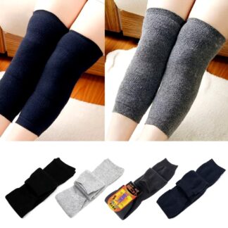 ( pair ) New Women Men Warm Cashmere Wool Knee Warmers Leg Thigh High