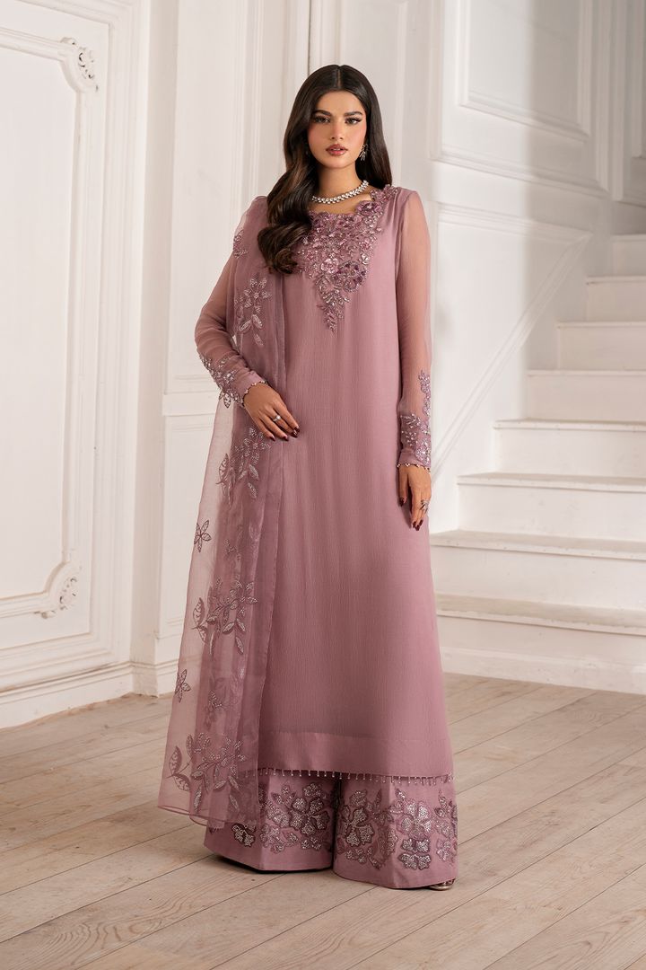 Elegant Embroidered Chiffon Organza Pakistani Dress | Iznik Collection - Introducing the exquisite MOST ELEGANT OUTFITT by IZ