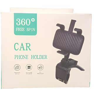 CAR Smart Phone Holder - 360 Free Spin | 360° Mobile Holder Foldable | 360° Rotateable Strong Grip Mobile Holder for Cars