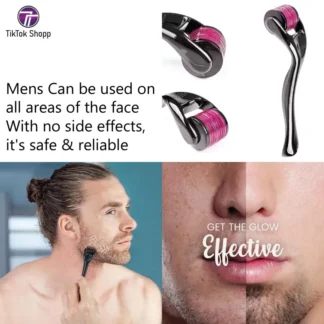 Derma Roller (0.5 size only) Titanium Micro Needles for Beard Growth and Hair Loss 0.5mm Smoothen Skin & Reduce Fine Lines Face roller best