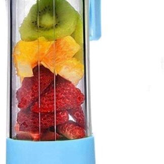 Juicer Portable Outdoor Juicing Cup Home Mini Cordless Crushed Ice Machine USB Charging Fruit Vegetable Blender (Random Color) (380ML)