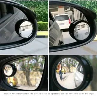 Pack of 2 PCs Round view mirror blind spot wide- angel lens - 2 PCs