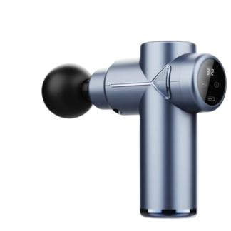 4 in 1 Multi-Function Vibration Massage Gun Professional Ultra Quiet Pain Relief Whole Body Massagers with 4 Heads and Different Level of Speeds (Random colors)