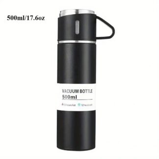 Stainless Steel 500ml Hot & Cool Water Bottle (500 ml) (Random color)