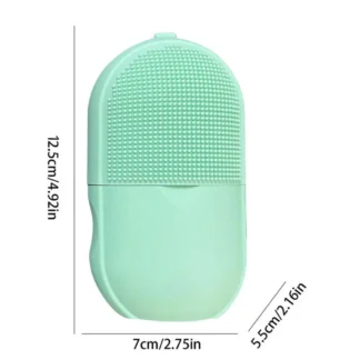 Silicone Cleansing Ice Lattice | Ice Roller Facial Massage | Ice Cube Roller with Scrub - Random color