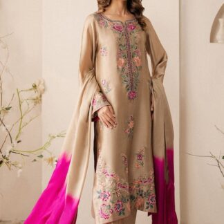 ANGAN Lawn Embroidered 3PC Unstitched Suit | Elegant Summer Collection