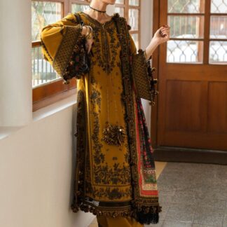 Hussain Rehar Luxury Embroidered Lawn 3PC Unstitched Suit | Premium Summer Collection