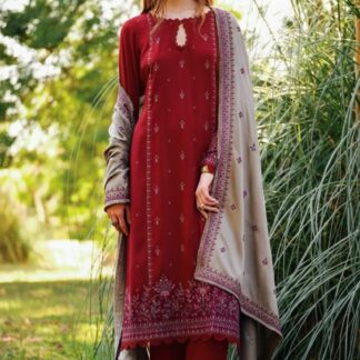 IKRASH Luxurious Embroidered Lawn Suit for Eid – Unstitched 3-Piece - ## Discover Elegance with the IKRASH Embroidered Lawn