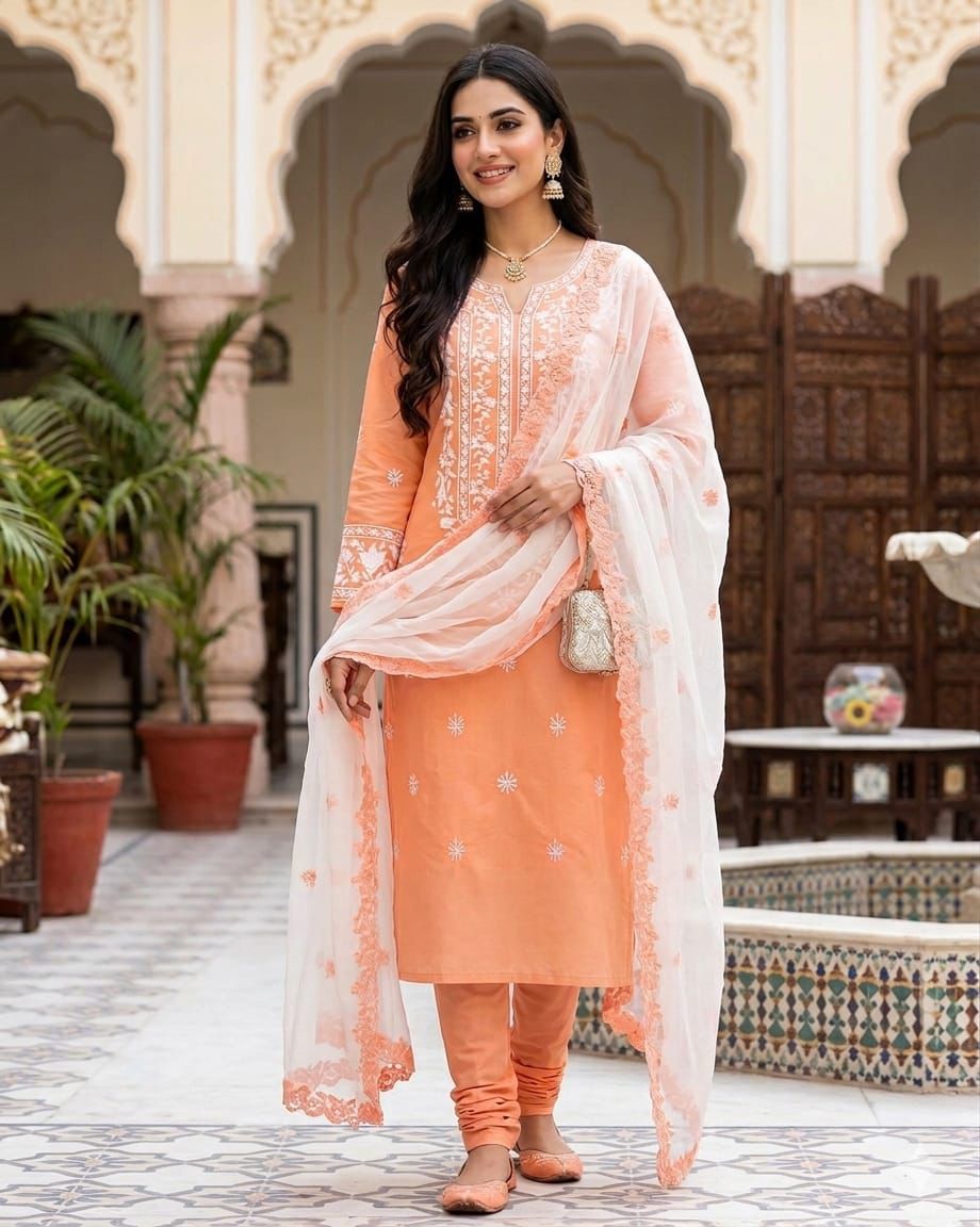 Exquisite Lawn Cotton Multani Embroidered Unstitched 3pc Suit - Image 3