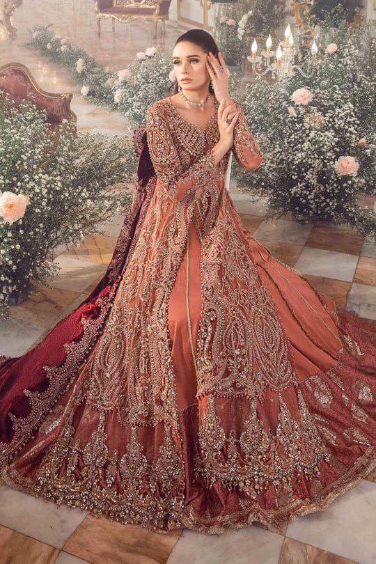 Maria B Unstitched Replica Net Frock | Elegant Sequence & Handwork Ensemble - Image 2