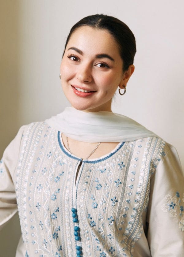 ZARA-SHAJAHAN Lawn Embroidered Unstitched 3pc Suit | Premium Pakistani Design - Image 2