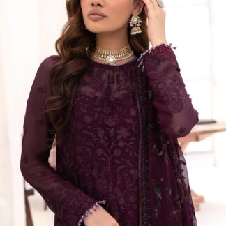 AHMOZI Premium Embroidered Cotton Suit