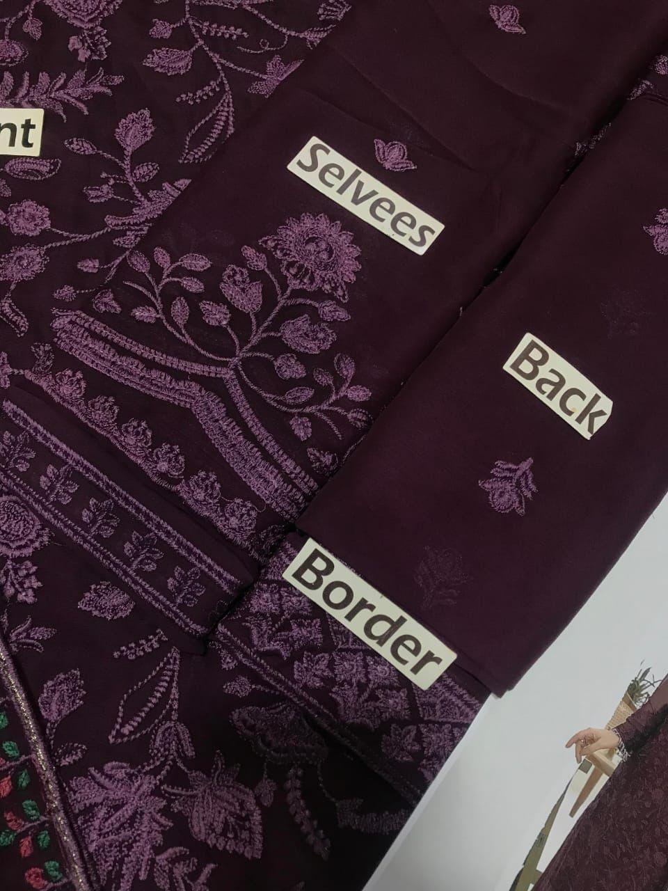 AHMOZI Premium Embroidered Cotton Suit - Image 3