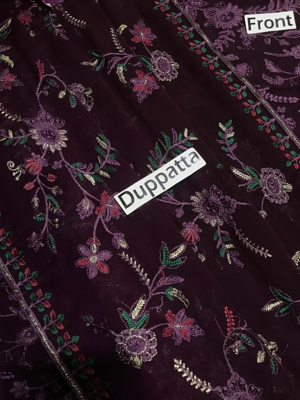 AHMOZI Premium Embroidered Cotton Suit - Image 4