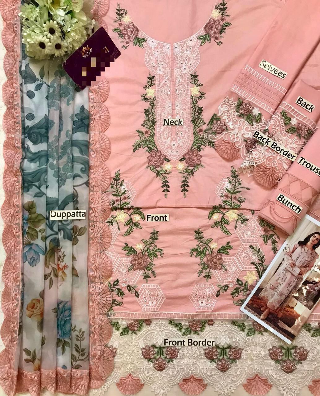 Elaff Premium Embroidered Cotton Suit - Image 6