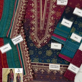 Elaff Premium Embroidered Cotton Chikankari Suit - 
Brand & Collection Identity: ELAFF Premium, an authentic