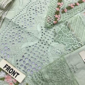 Elafi Premium Embroidered Cotton Chikankari Suit - 
Brand & Collection Identity: Experience the exquisite craftsmanship