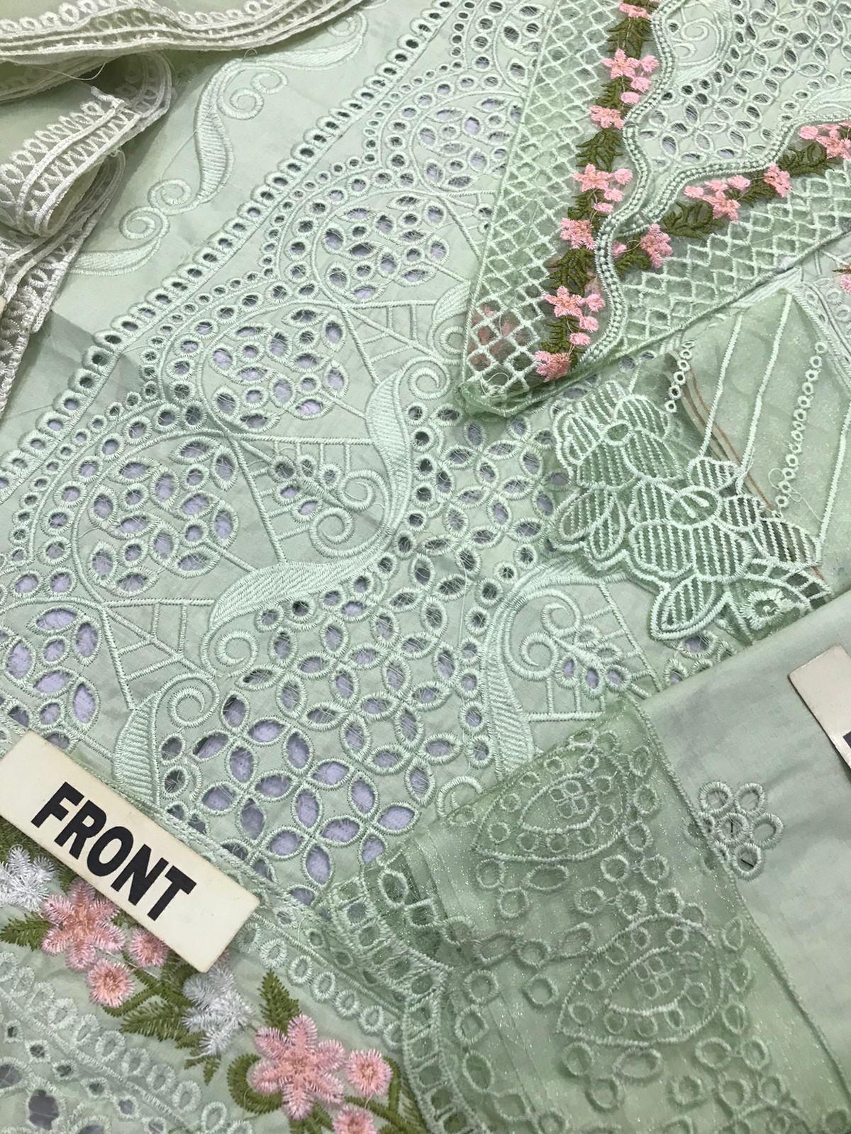 Elafi Premium Embroidered Cotton Chikankari Suit -
Brand & Collection Identity: Experience the exquisite craftsmanship