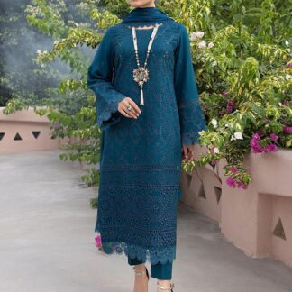 Elafi Premium Embroidered Cotton Chikankari Suit - 
Brand & Collection Identity: ELAFI Premium, showcasing its