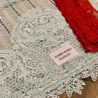 Elaam Premium Embroidered Chikankari Lawn Suit -
Brand & Collection Identity: Authentic ELAAM designer suit,