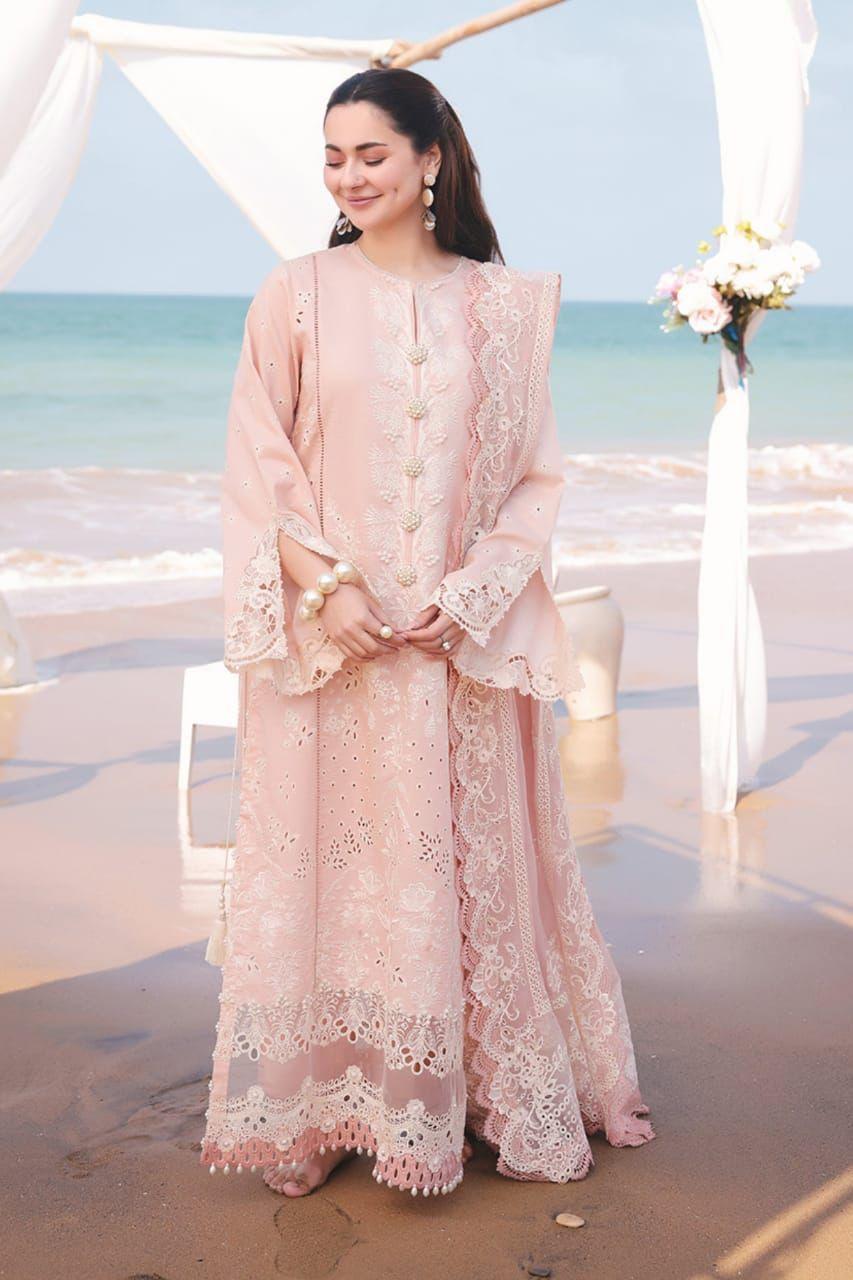 Premium Embroidered Chikankari Ladies Suit with Cutwork Details -
Brand & Collection Identity: