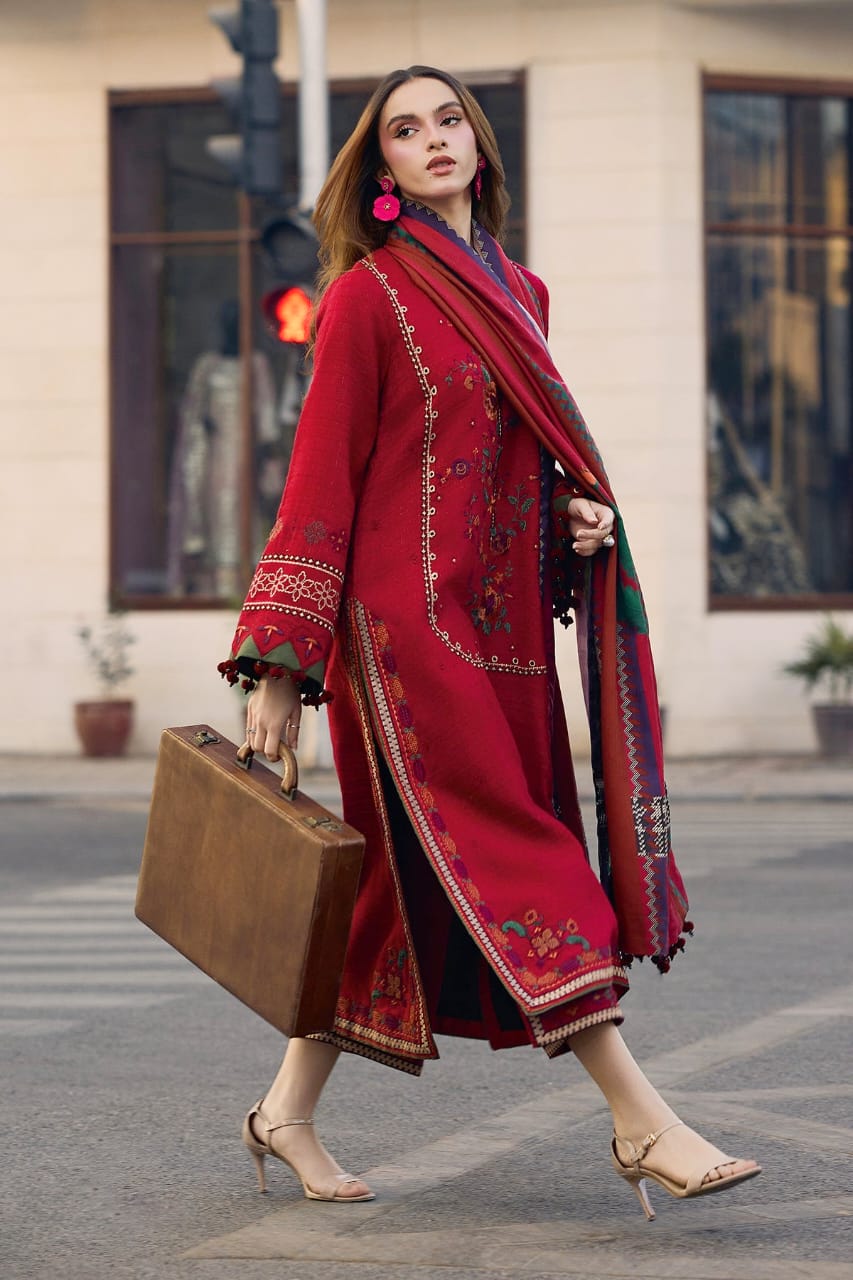 Sapphire Premium Embroidered Lawn Suit with Digital Print Dupatta - Image 2