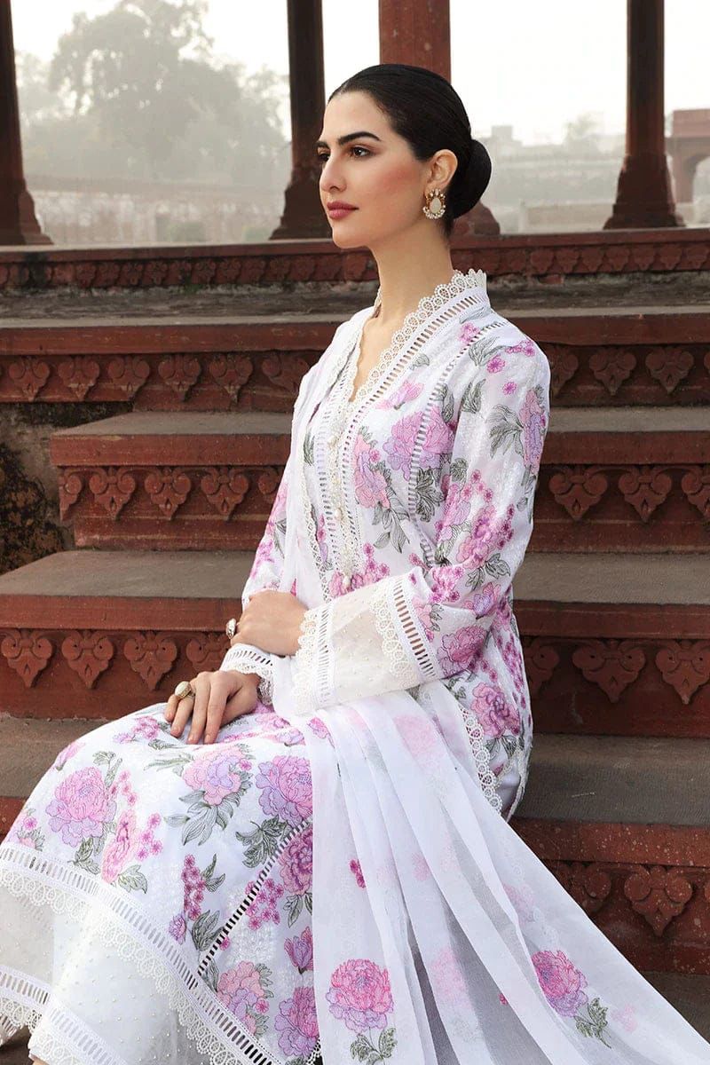 AHMOZI Premium Embroidered Cotton Chikankari Suit - Image 2