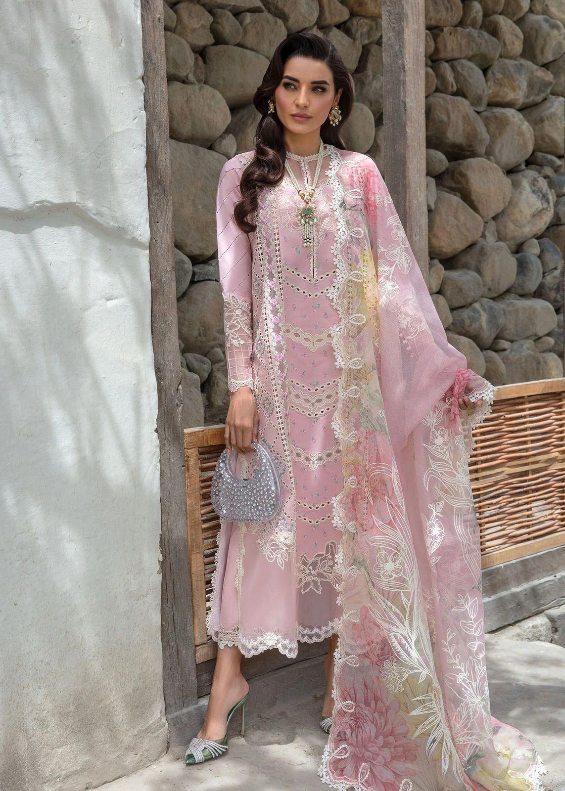 AHMOZI Premium Embroidered Cotton Chikankari Suit - Image 2