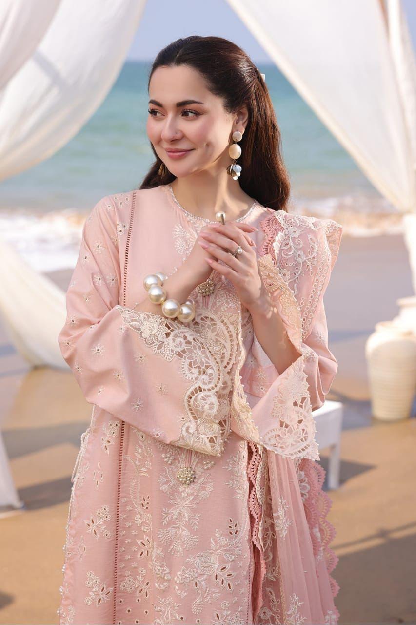 Premium Embroidered Chikankari Ladies Suit with Cutwork Details - Image 3