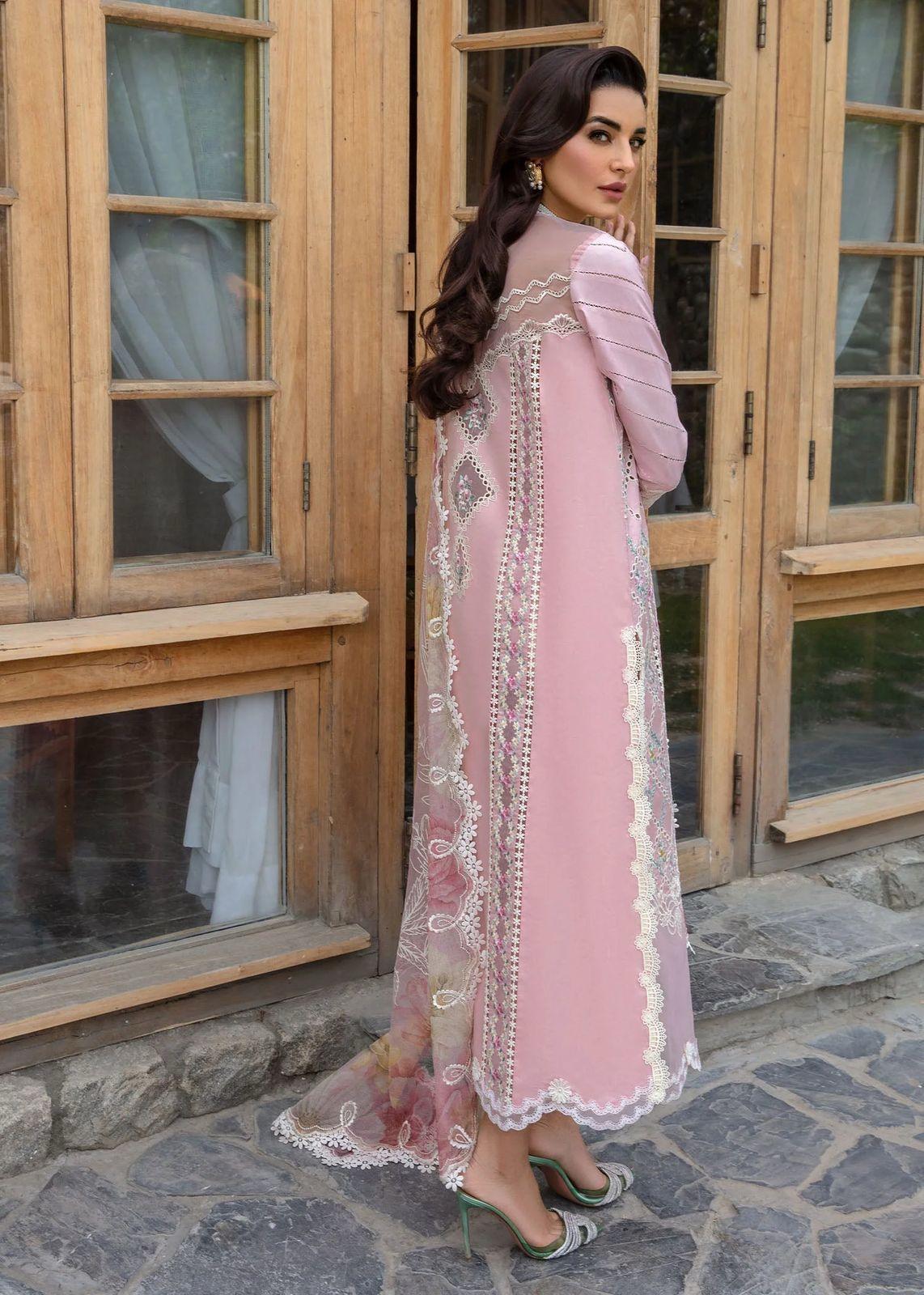 AHMOZI Premium Embroidered Cotton Chikankari Suit - Image 3