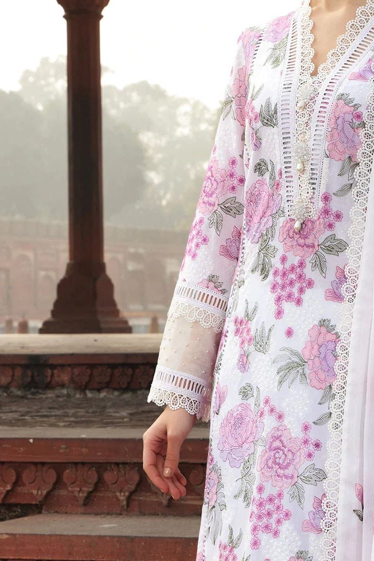 AHMOZI Premium Embroidered Cotton Chikankari Suit - Image 3
