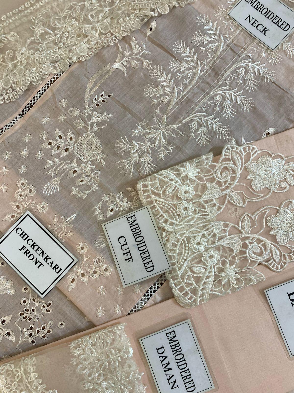 Premium Embroidered Chikankari Ladies Suit with Cutwork Details - Image 4