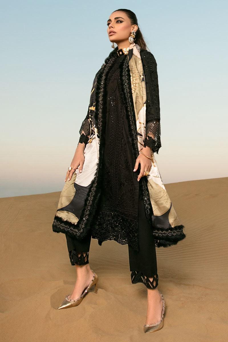 Al-Nisa Premium Embroidered Lawn Suit with Silk Digital Printed Dupatta - Image 4