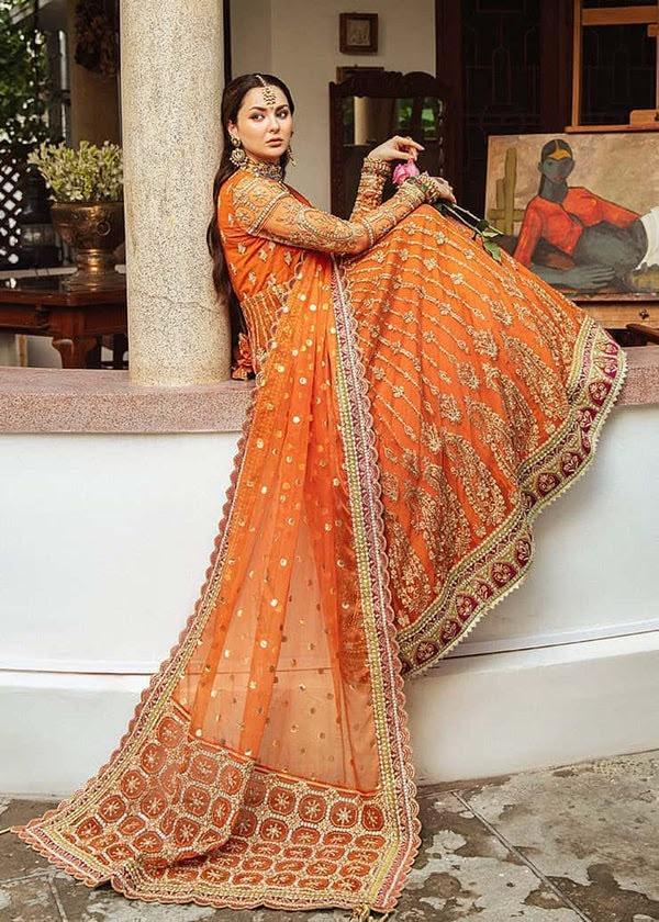 Opulent Embroidered Organza Formal Suit - Image 5