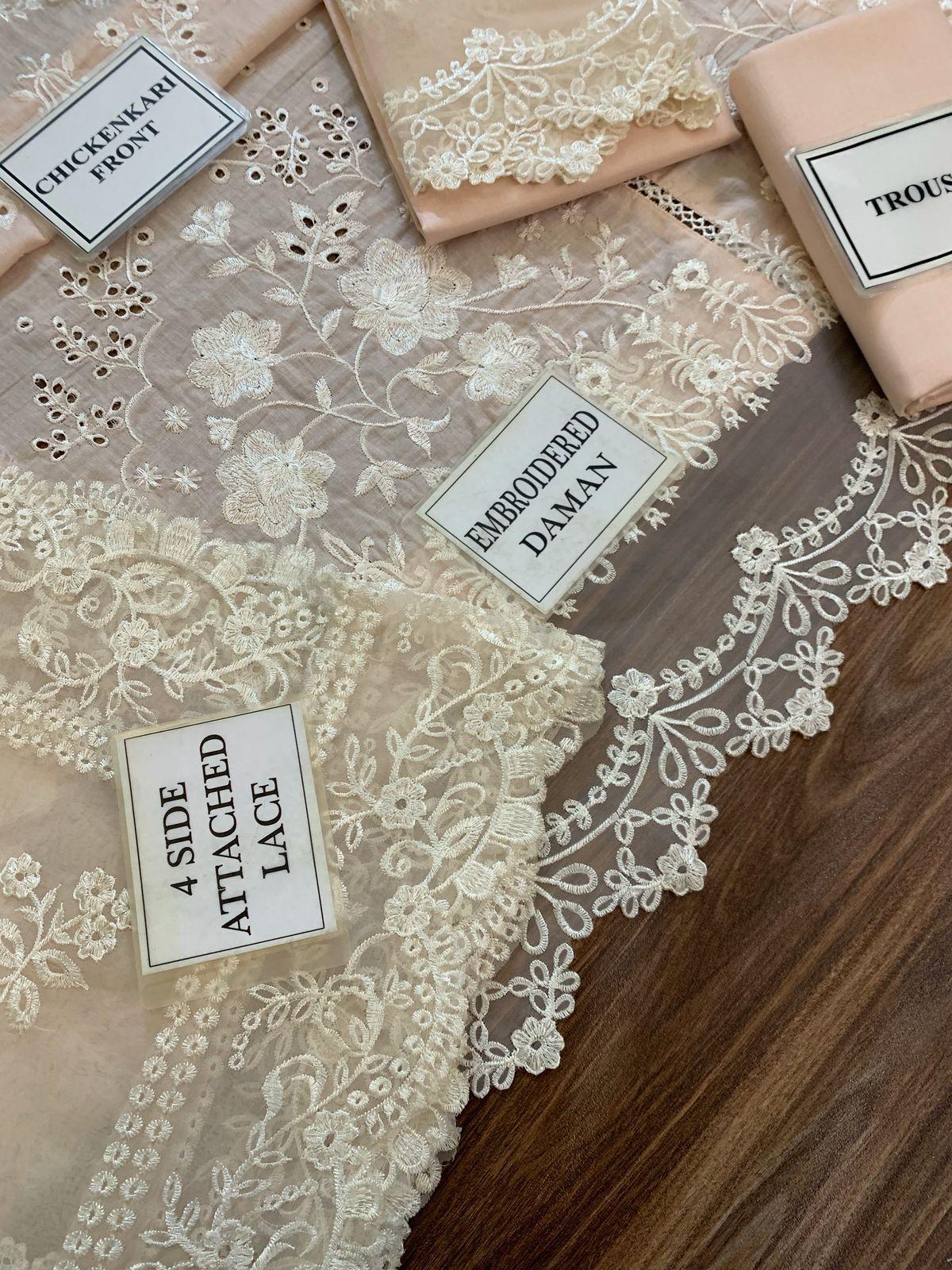 Premium Embroidered Chikankari Ladies Suit with Cutwork Details - Image 6