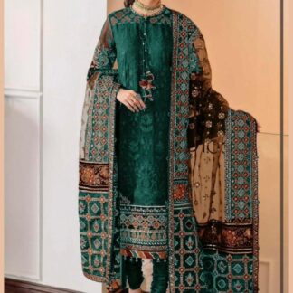 ELA Premium Embroidered Chikankari Suit