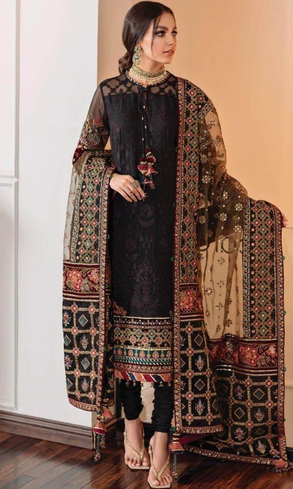 ELA Premium Embroidered Chikankari Suit - Image 2