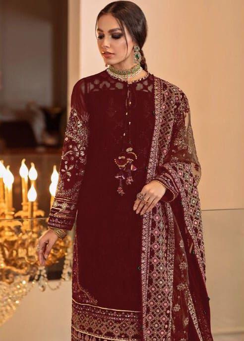 ELA Premium Embroidered Chikankari Suit - Image 3