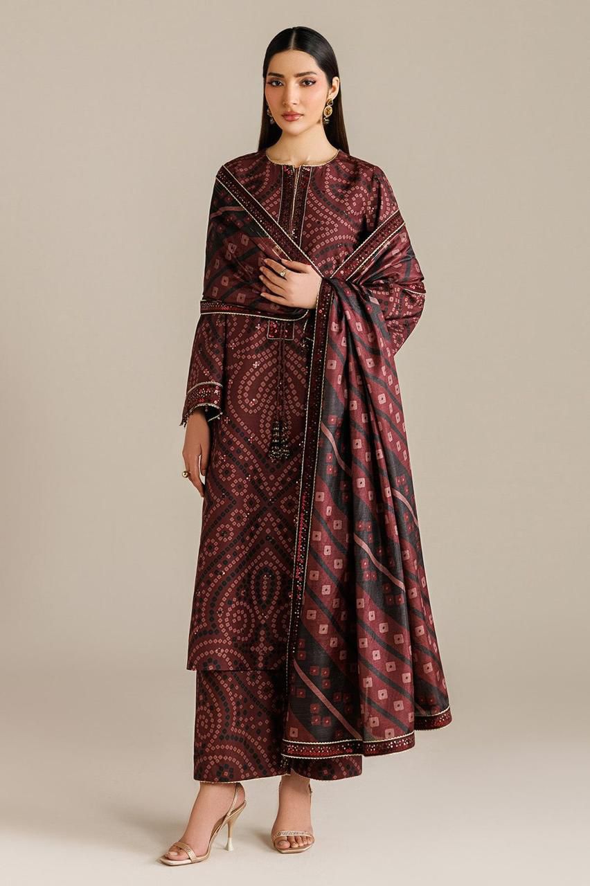 Designer Premium Embroidered Cotton Chikankari Suit - Image 13