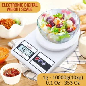 007d011af58bf4eb412408faddb50223 Digital Kitchen Weight Scale | 10 kg Capacity | Measures in g & oz | Without LED