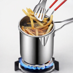 0116c29fc6033435eb1b25d72c0da90f Deep Frying Pot with Strainer Basket – 1200ml Stainless Steel Oil Fryer Pot with Box Packing