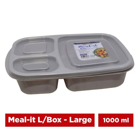 01556b53af6d47e2b741aef1c7a78c1b Meal-It 3-Compartment Lunch Box (1000 ml Large) – Leak-Resistant Meal Prep Container for Neatly Separated Food Items