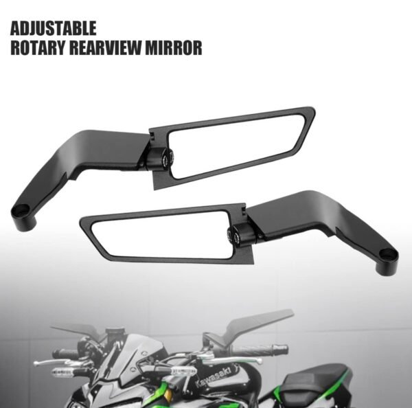 07c47591870957e39d40e28b7bd372aa Universal Aerodynamic Rotary Adjustable Motorcycle Wind Wing Rearview Mirrors