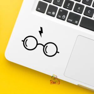 081ea64f41f29d6c12fa3923c34ae03e Harry Potter Glasses logo Vinyl Cut Sticker For Laptop and Mobile Phones Sticker Only